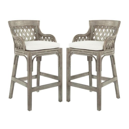 Home square wood rattan frame - home,