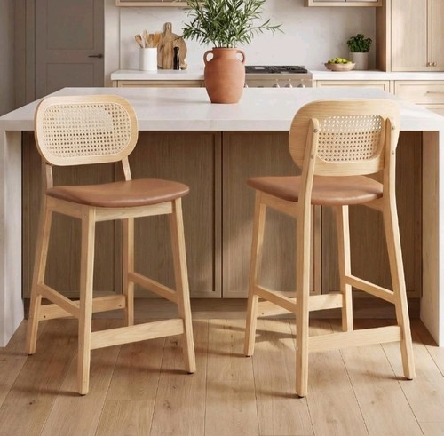 Bar stools set wooden - set, of