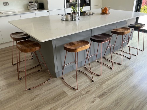 Kitchen bar stools wooden - kitchen,