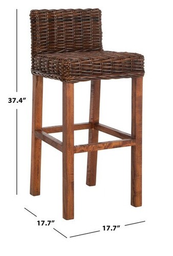 Safavieh cypress bar - cypress, stool