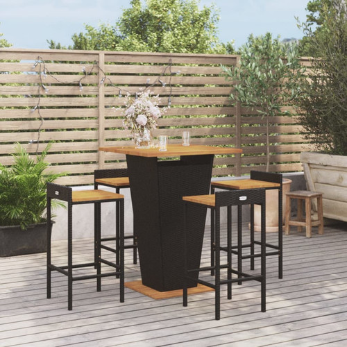 Bar table with - with, 4pc