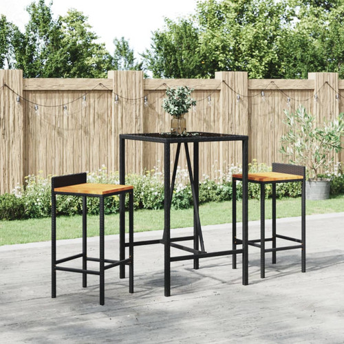 Garden bar set - garden, black