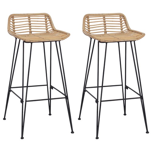 Bar stool pcs rattan and - stool,